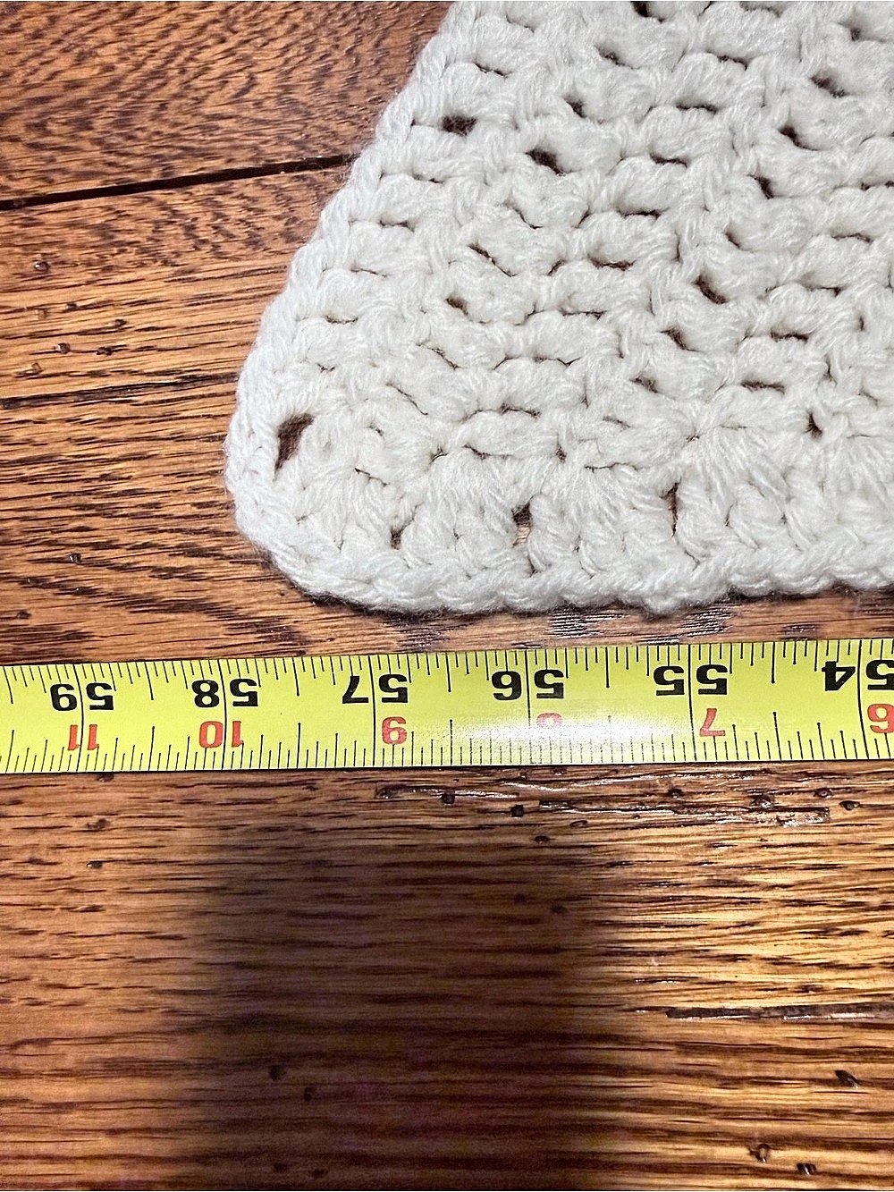 Hand Crocheted Color Block Shaw - Picture 2 of 3